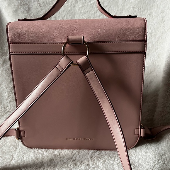 Danielle Nicole Pink and Gold Castle Backpack - Picture 3 of 5